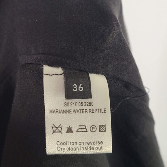 JosephSheath Dress Cap Sleeve Geometric Print Multicolor Womens Size 36 - Picture 8 of 8